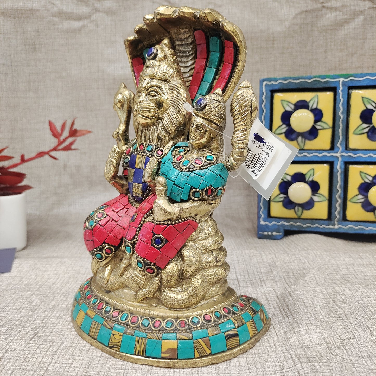 Narsimha Swamy Brass Idol for Pooja