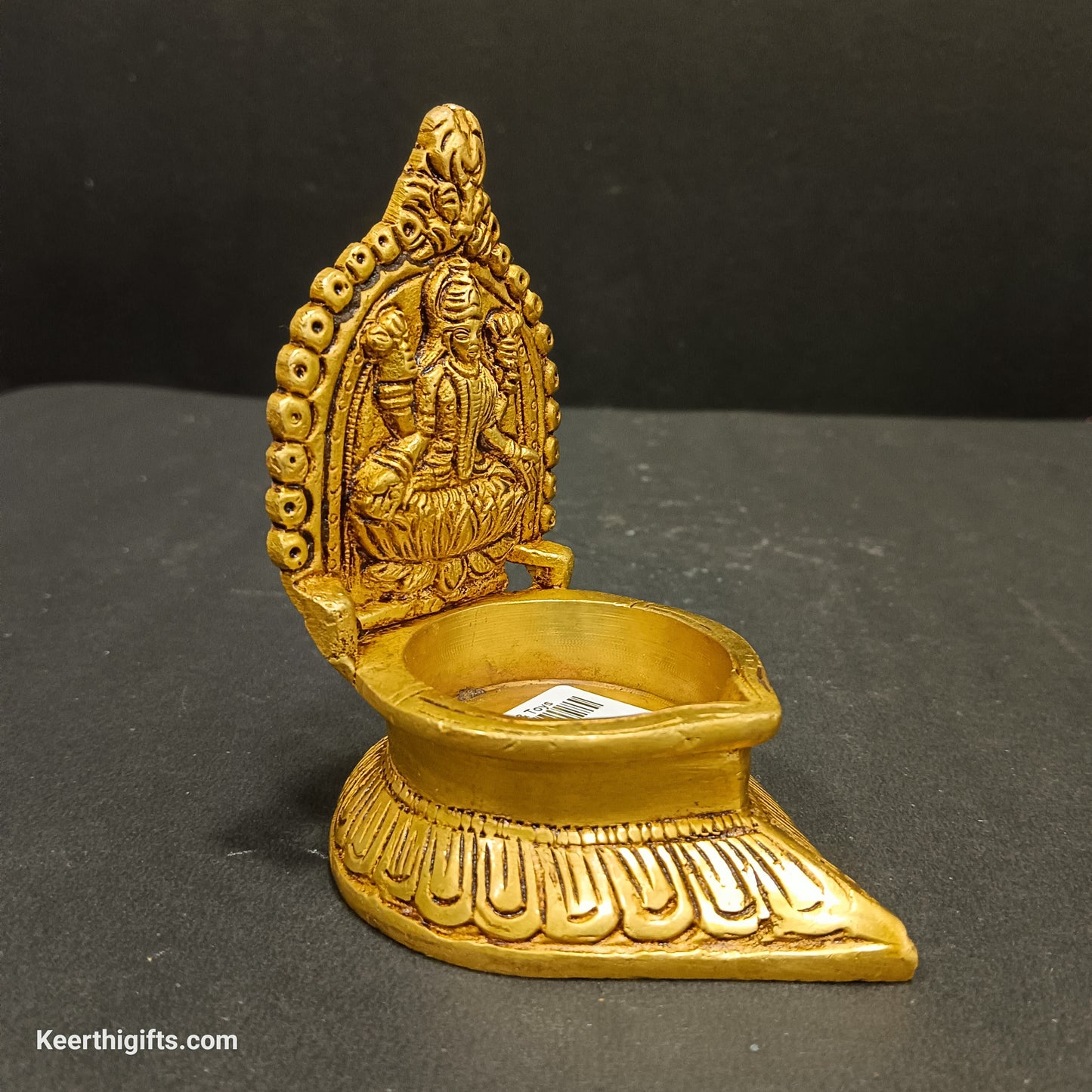 Lakshmi Devi Diya brass antique