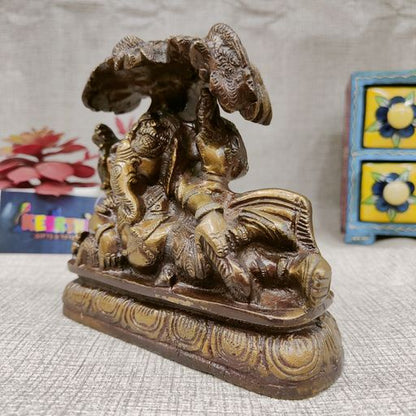 Antique finsih Brass ganesh Idol