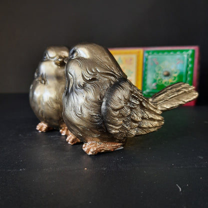 Polyresin splendid birds showpiece