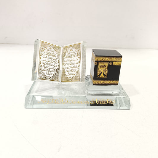 Makka kuran crystal show piece