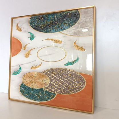 Crystal wall frames