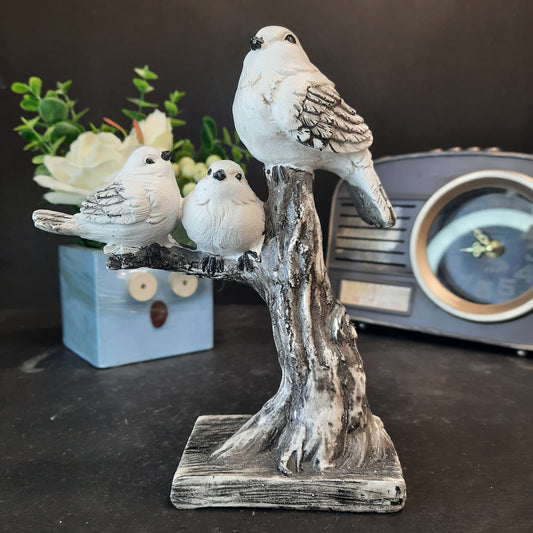Doves seting on stem show piece