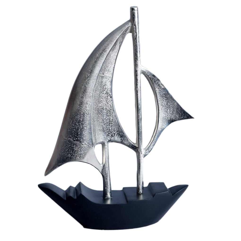 Dream Boat large Raw Silver finish aluminium Boat