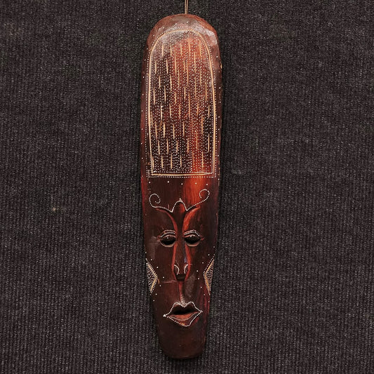 WOODEN LONG MASK BIG