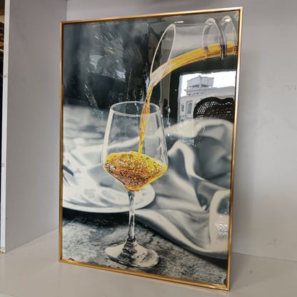 Crystal wall frames