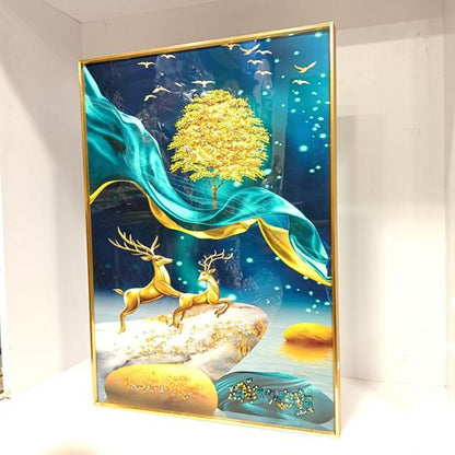Crystal wall frames