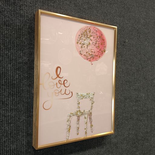 Crystal wall frames