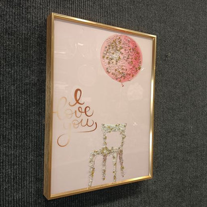 Crystal wall frames