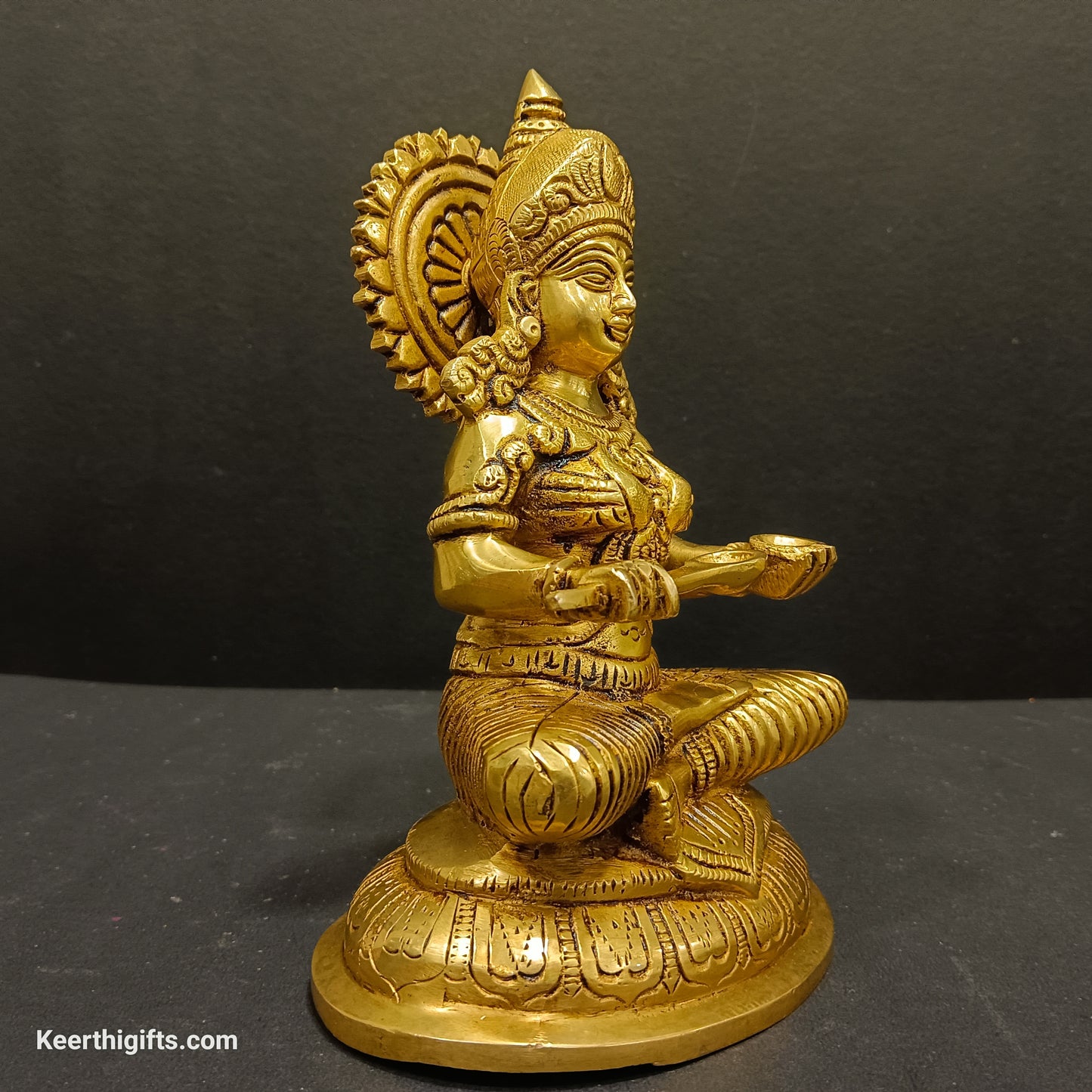 Annapurna Devi brass antique idol