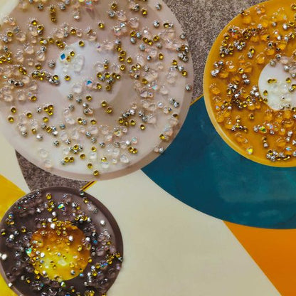 LUXURY CRYSTAL 3D CIRCLE SHAPE PAINTING