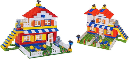 Super Architect Brick Construction Set with 400 Interlocking Pieces Building Blocks for Kids