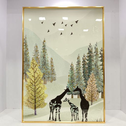 Crystal wall frames