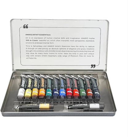 Doms Amariz Artist's Acrylic Colours.14 shades