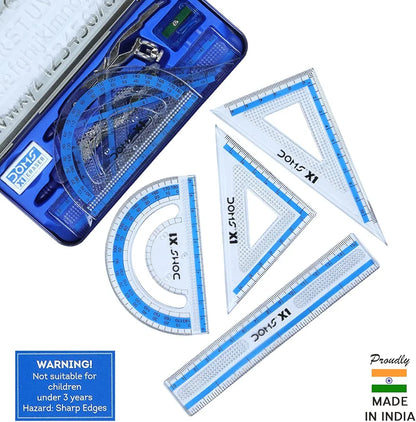 DOMS 1 Premium Mathematical Drawing Instruments box, commonly known as a geometry box for kids stationary kit sets for