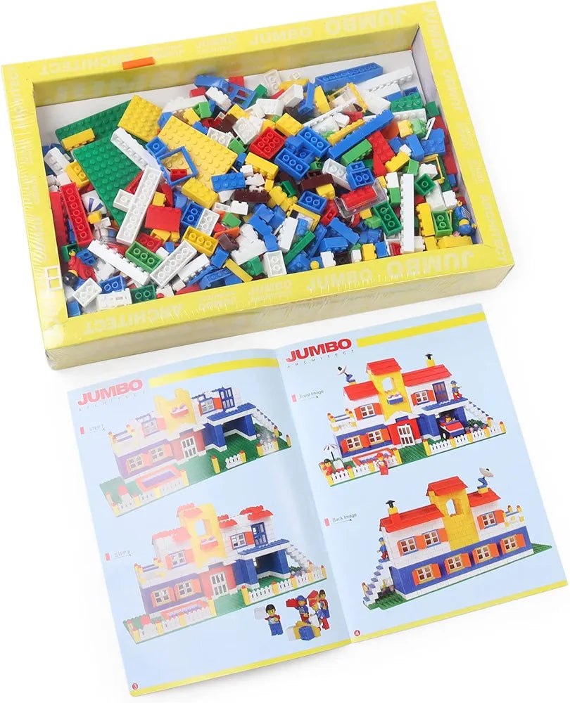 Mega Jumbo Architect Building Blocks with Attractive Blocks and Smooth Rounded Edges Building Blocks for Kids as well as Adults