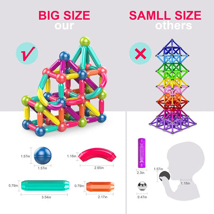 Magnatic Sticks Building blocks