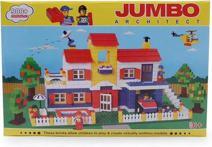 Mega Jumbo Architect Building Blocks with Attractive Blocks and Smooth Rounded Edges Building Blocks for Kids as well as Adults