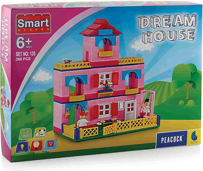 Dream House Building Block Game Set Multicolor kit set to Encourage and Enhance Creative skills in your kids for 6 years above Old