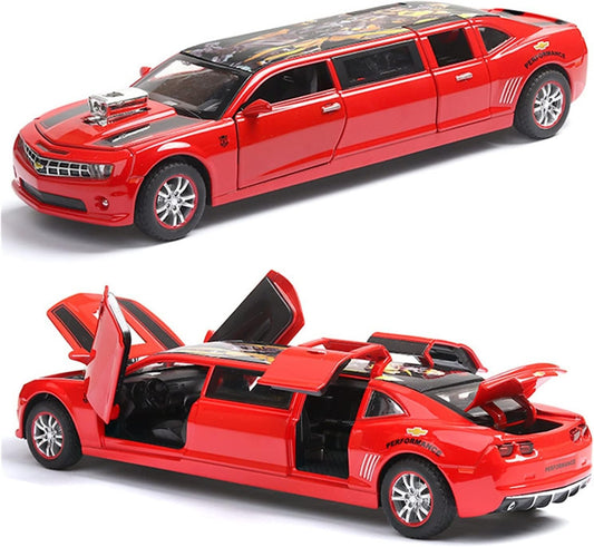 CHEVROLET CAMRO LIMOUSINE DIE CAST CAR  RED