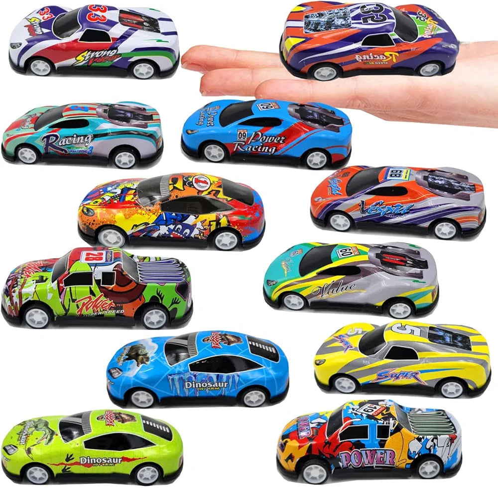 Pull Back Racing Cars Die cast Cars Toy Vehicles Playset,Party Favors, Goodie Bag Stuffers, Vehicles Toys Gift for Boys and Girls