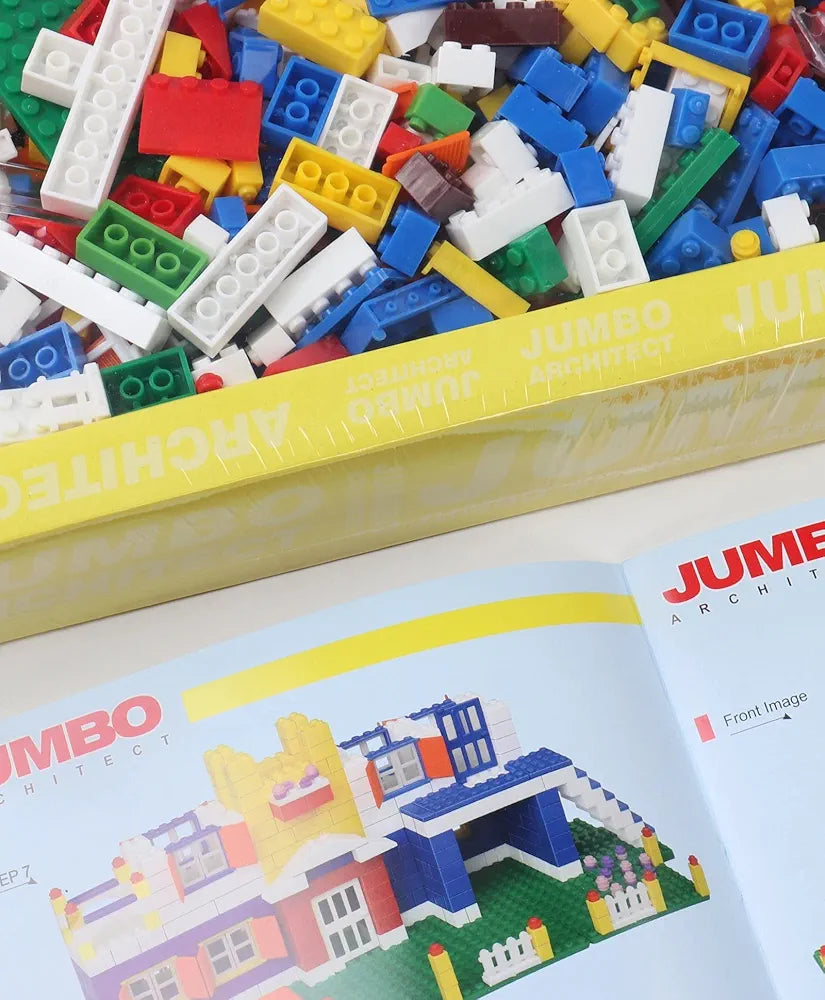 Mega Jumbo Architect Building Blocks with Attractive Blocks and Smooth Rounded Edges Building Blocks for Kids as well as Adults