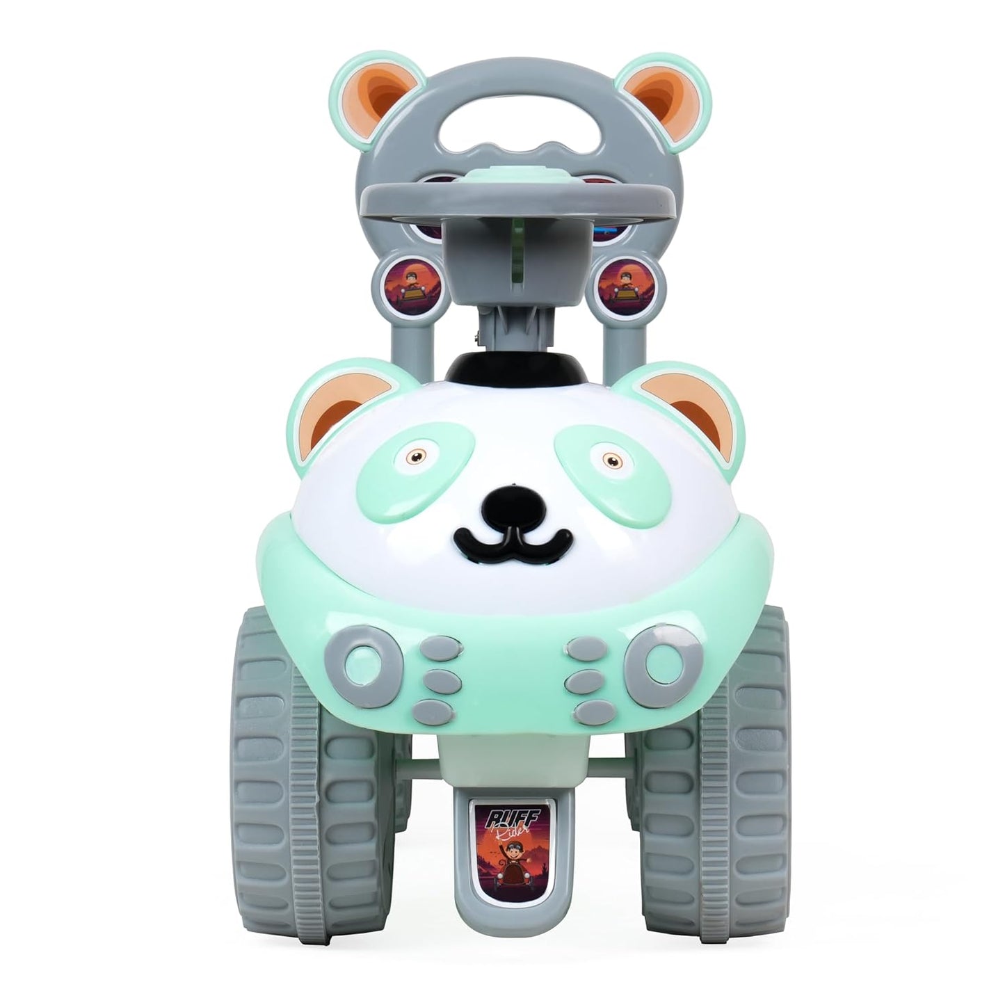 Panda Baby Rider on and Car for Kids with Music and Horn Steering Push Car for Baby
