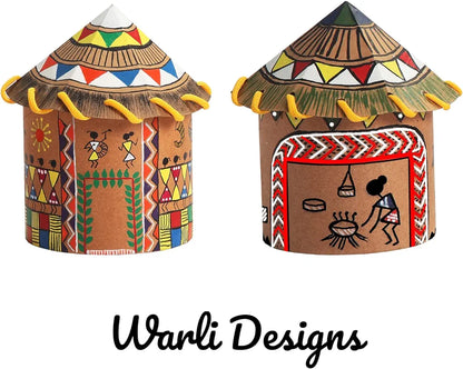 FUN Warli Village Art and Craft Kit Ancient Art of India Hobby Kit for Girls Age 8 Years and Above gifts