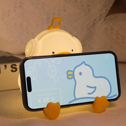 Duck Night Light - Decorate Children's Room with Cute Silicone Duck Night Lights  Birthday Gift for Adults, Teenagers and Babies