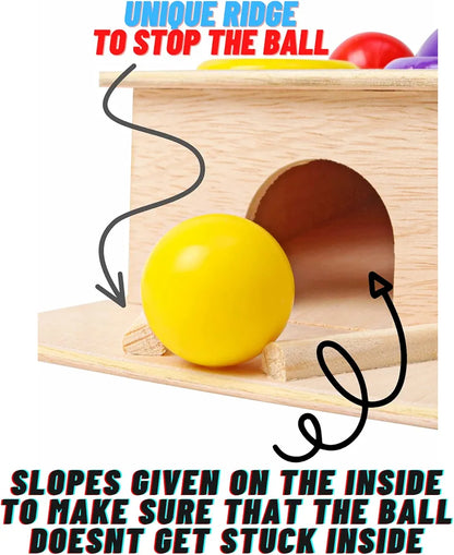 Prime Knock The Ball 6 Wooden Hammer Ball Pound the Ball Educational Toy for Kids wooden toy toys for kids