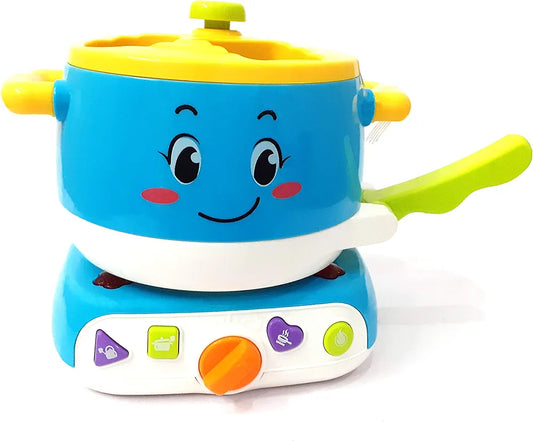 Kitchen Set Early Learning Game for Infants 3 in 1 Magic Stove playset New Type of Pretend and Play Game for Little Hands
