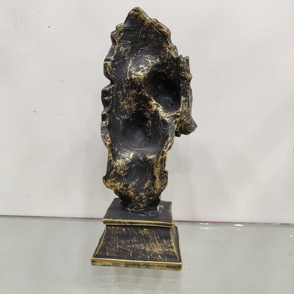 Human Face Polyresin Sculpture