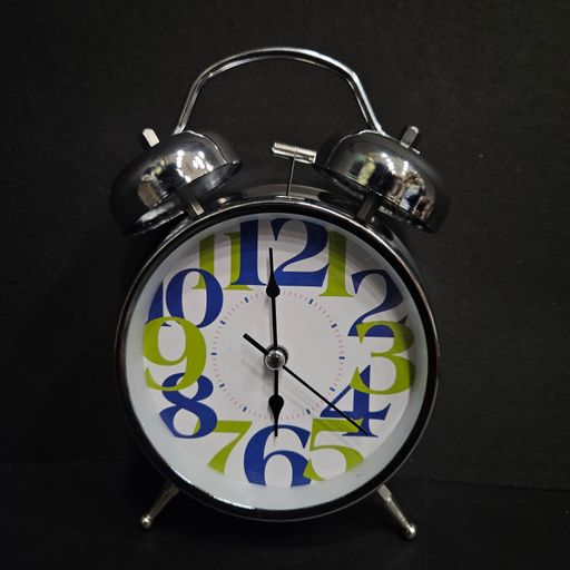 Analog Twin Bell Modern Design Loud Alarm Clock