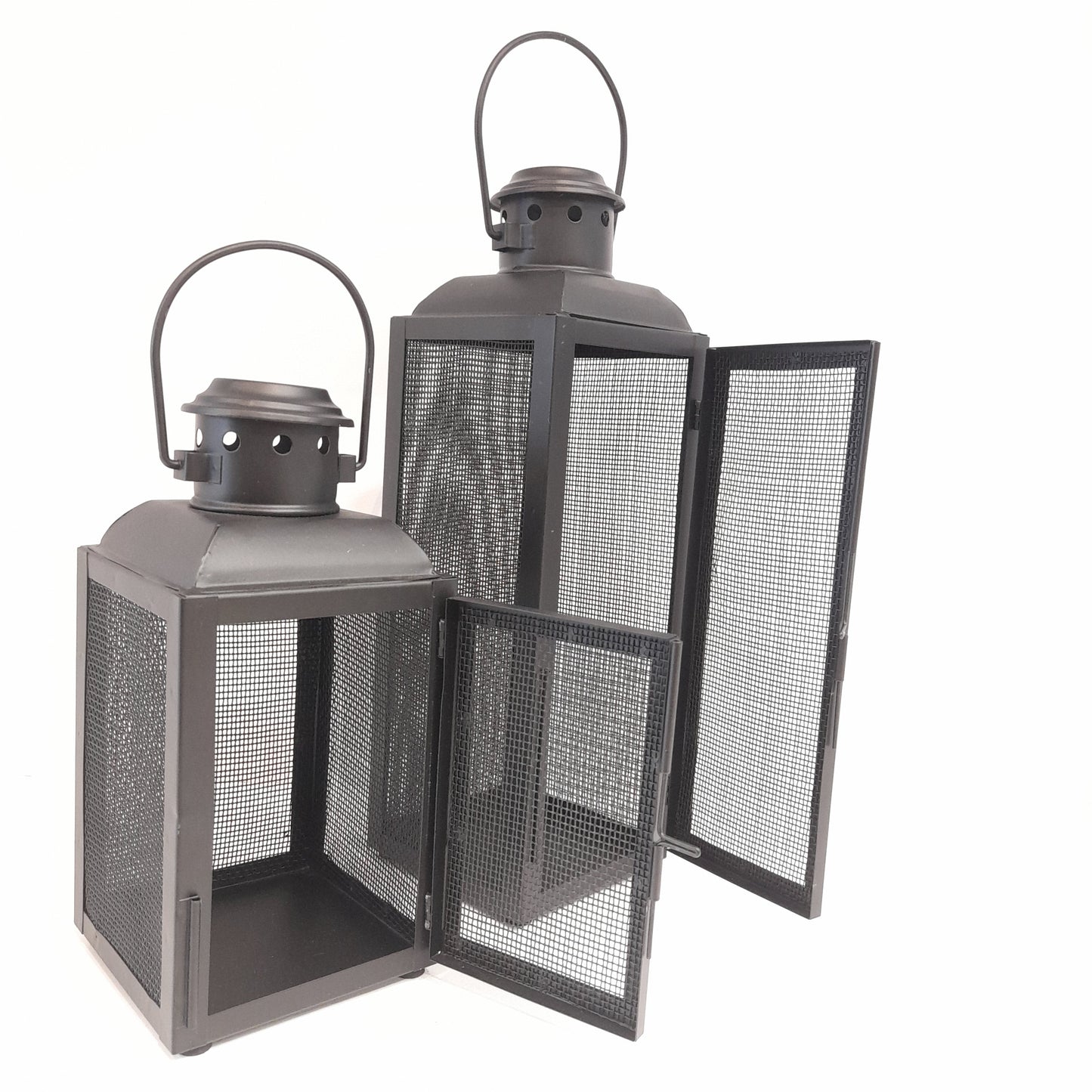 Set of 2 hanging Iron Lantern Holder for Diwali