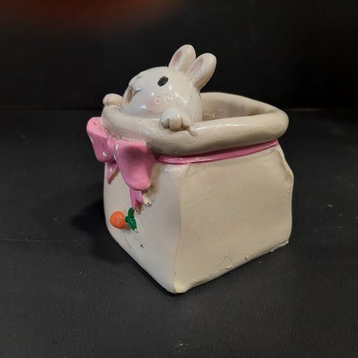 Cute Little Rabbit plantel ceramic pot for home,desktop & office decoration