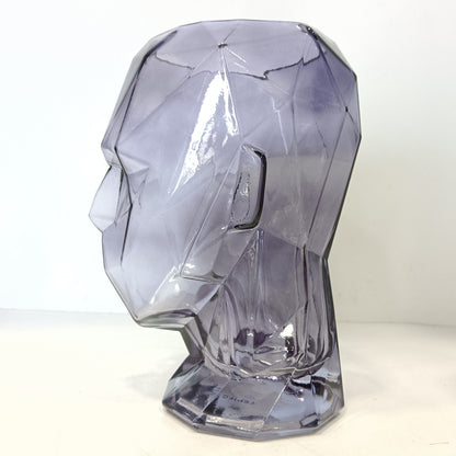 Human face glass Flower vase