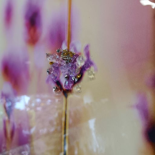 Crystal wall frames
