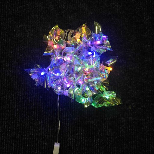 Multicolour flickering flower neon colour serial lighting set