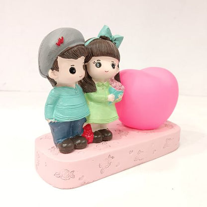 Couple heart lamp