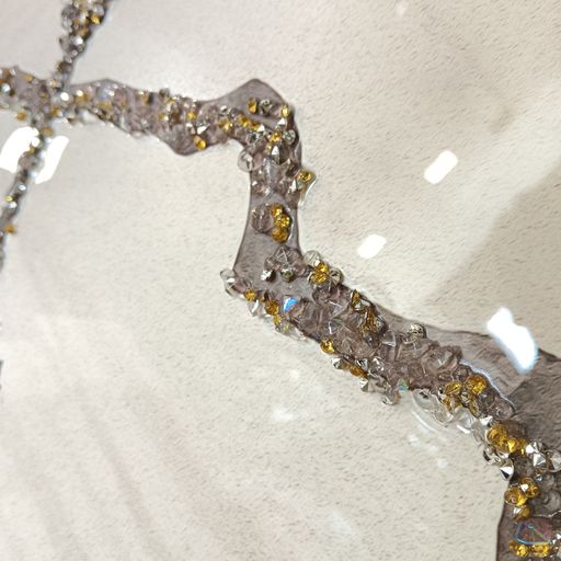 Crystal wall frames