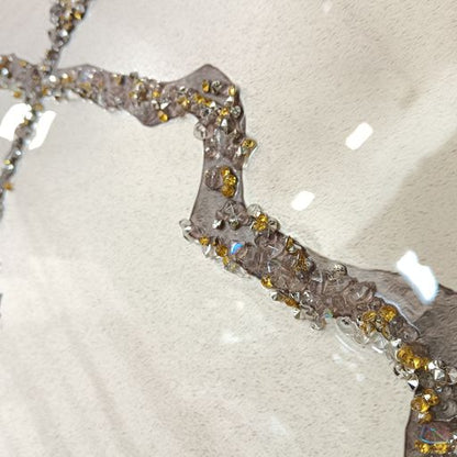 Crystal wall frames
