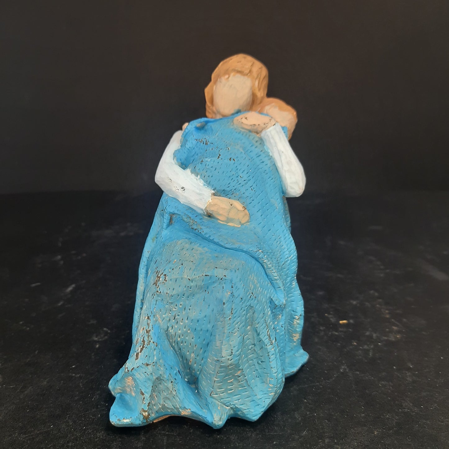 Resin Mother and Child on Chair