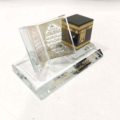 Makka kuran crystal show piece
