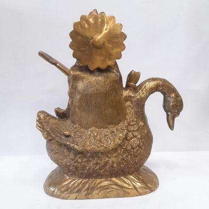 Brass saraswati Idol
