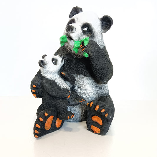 Panda Mom with baby showpiece