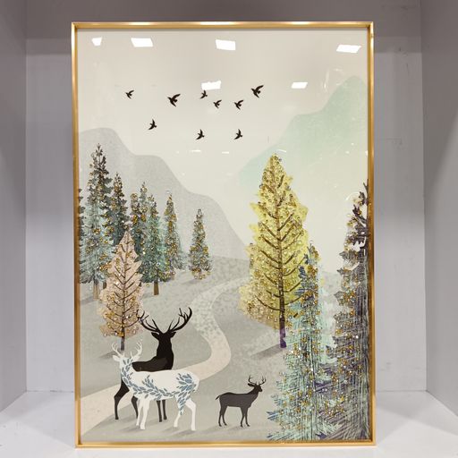 Crystal wall frames