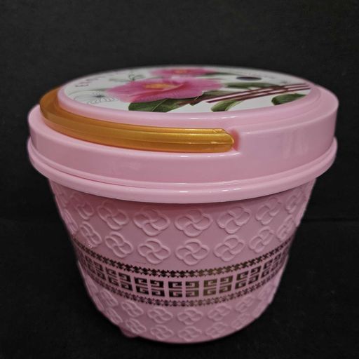 Grocery storage container with lid for kitchen hold storage purpose and return gifting purpose