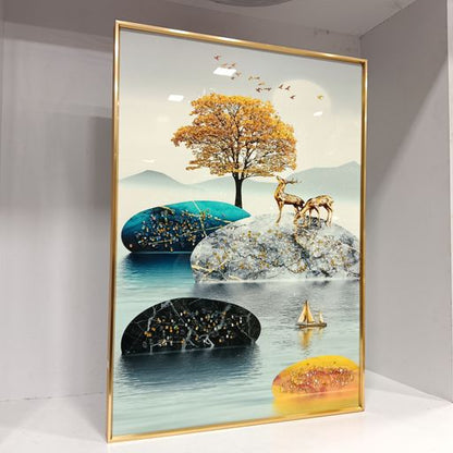 Crystal wall frames