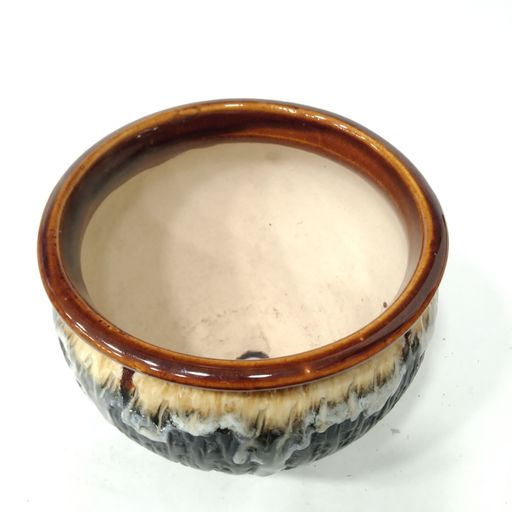 stylish Unique Glacier Look Green Ceramic Pots Planters for Indoor Plants,Succulent,Outdoor,Balcony,Home,Garden,Office