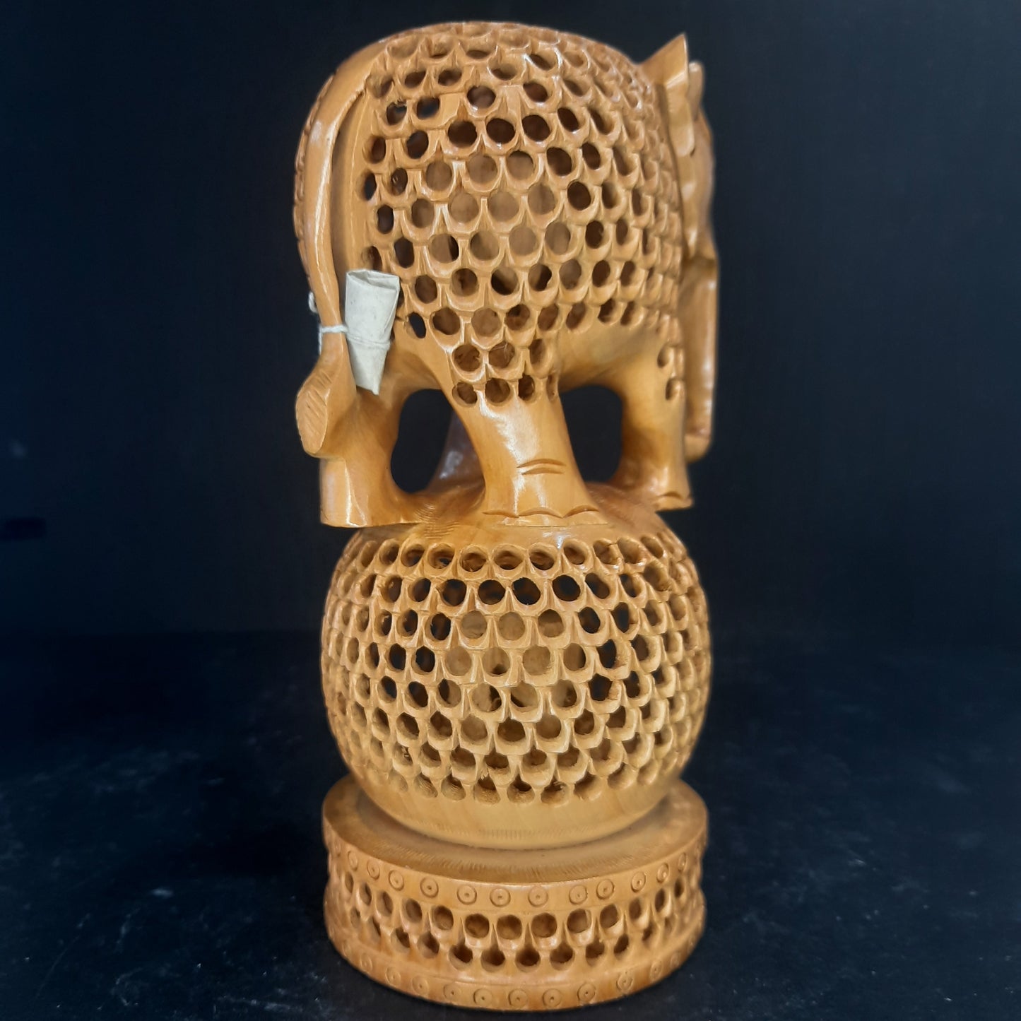 Wooden Elep U/Cut on Ball U/Cut on Base U/Cut
